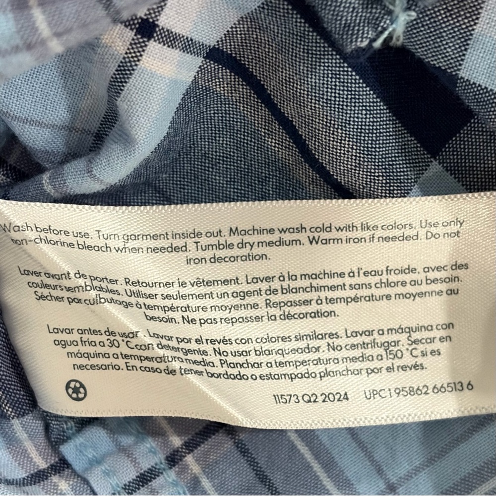 OshKosh Plaid Button Down Shirt - Picture 5 of 6